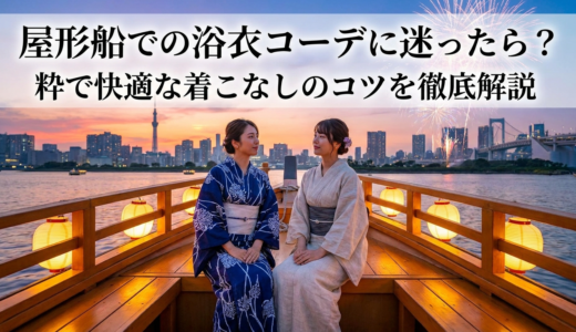 屋形船での浴衣コーデに迷ったら？粋で快適な着こなしのコツを徹底解説