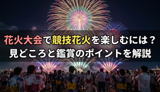 花火大会で競技花火を楽しむには？見どころと鑑賞のポイントを解説