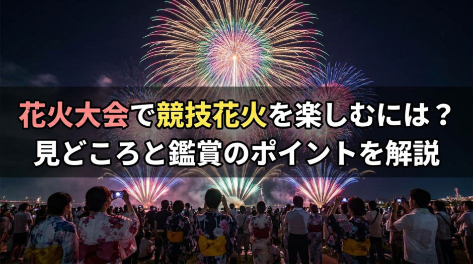 花火大会で競技花火を楽しむには？見どころと鑑賞のポイントを解説