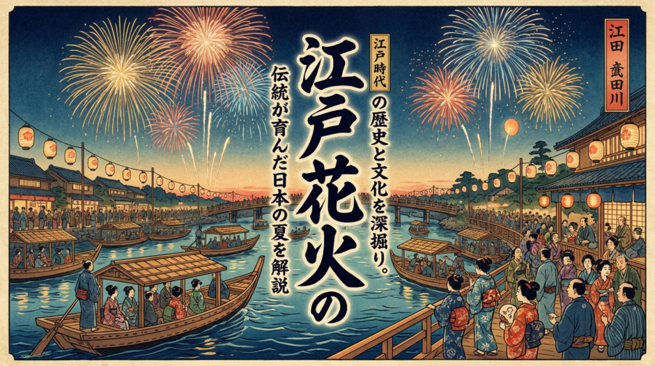 江戸花火の歴史と文化を深掘り。伝統が育んだ日本の夏を解説