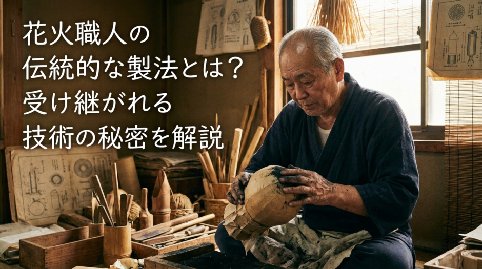 花火職人の伝統的な製法とは？受け継がれる技術の秘密を解説